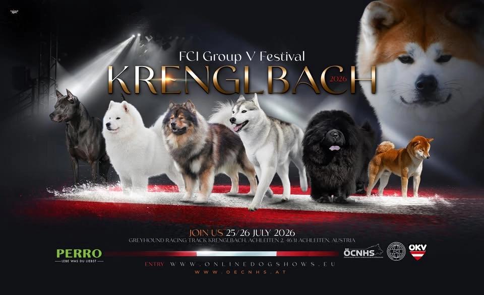FCI V Festival - Krenglbach 2026 for FCI V DOGS* powered by PERRO