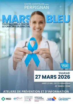 🌟 Mars Bleu - Tous ensemble contre le cancer colorectal 🌟