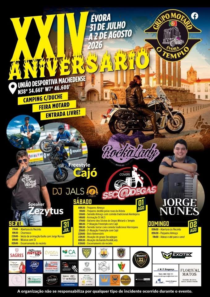 XXIV Aniversário/Concentracão