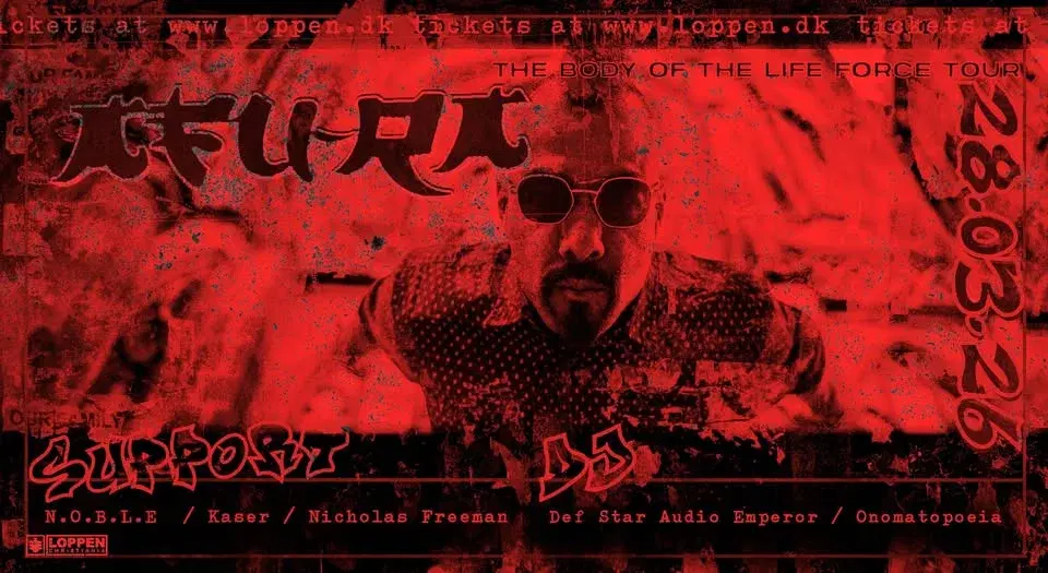 Afu Ra + support: N.O.B.L.E. + Kaser + Nicholas Freeman + DJs // Loppen