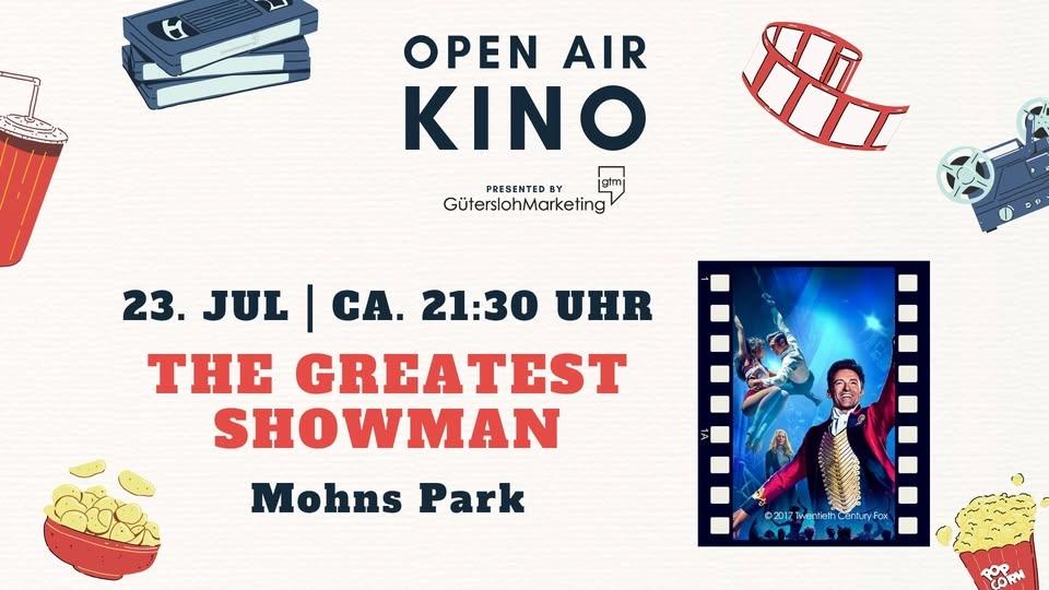 Open Air Kino im Mohns Park - The Greatest Showman