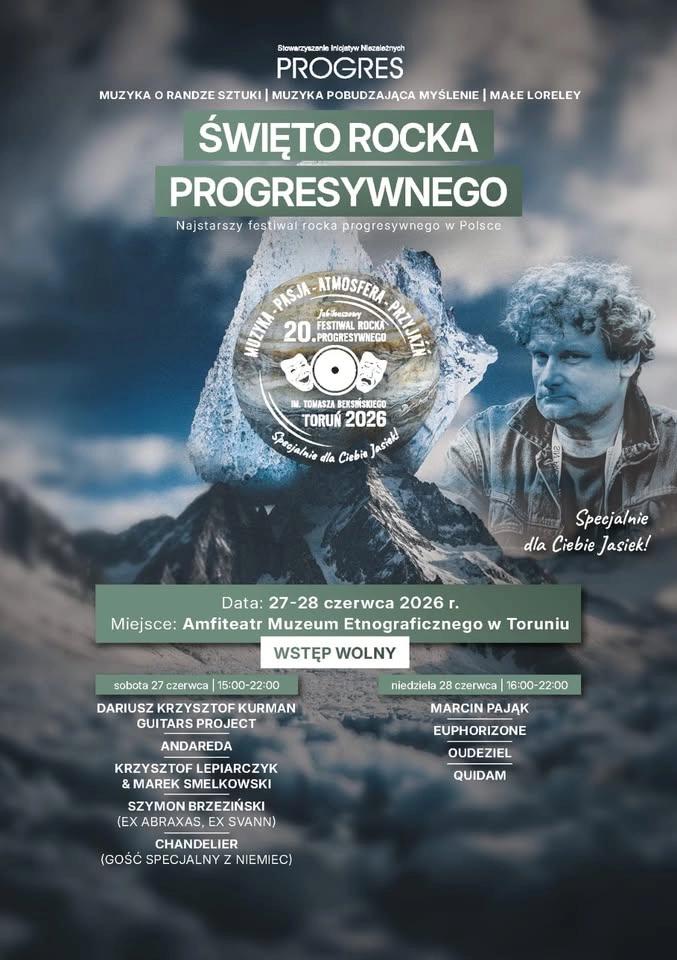 Przygarnij krążka! Winyle, CD, kasety w Toruniu na 20 Festiwalu Rocka Progesywnego ! 27-28.06.26