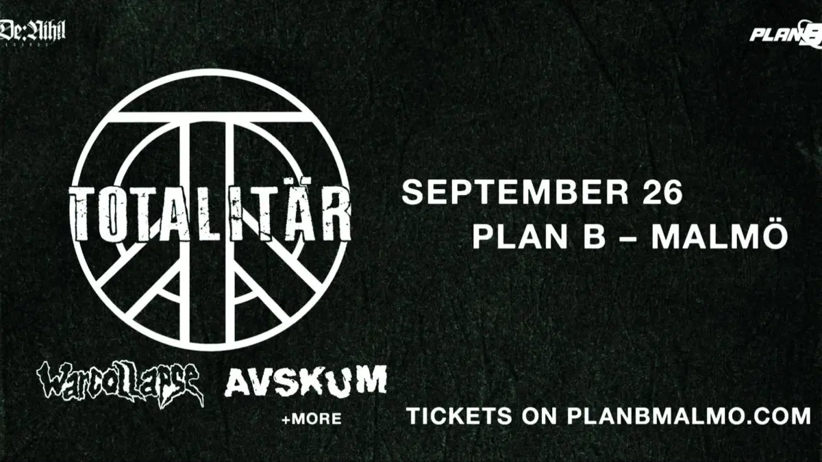 Totalitär / Warcollapse / Avskum + mer // Live at Plan B — Malmö