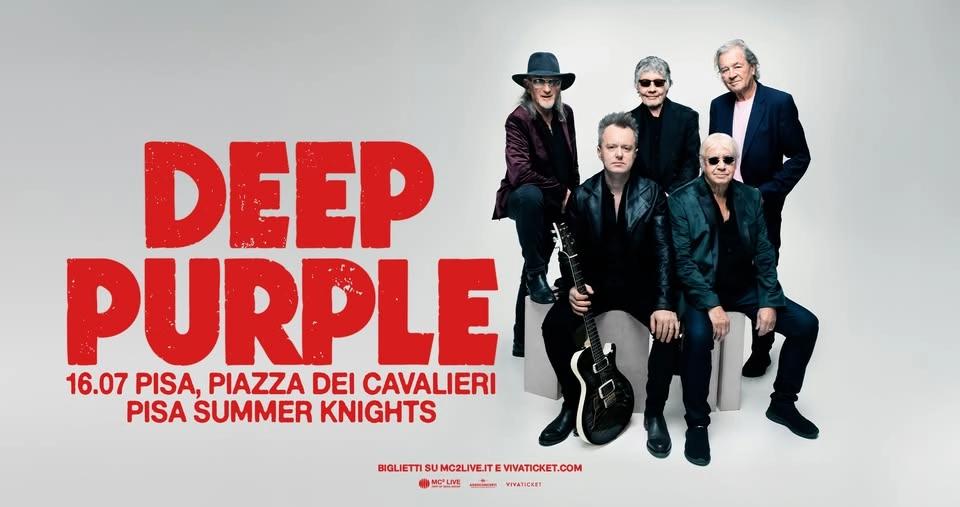 Deep Purple | Pisa, Piazza dei Cavalieri - Pisa Summer Knights