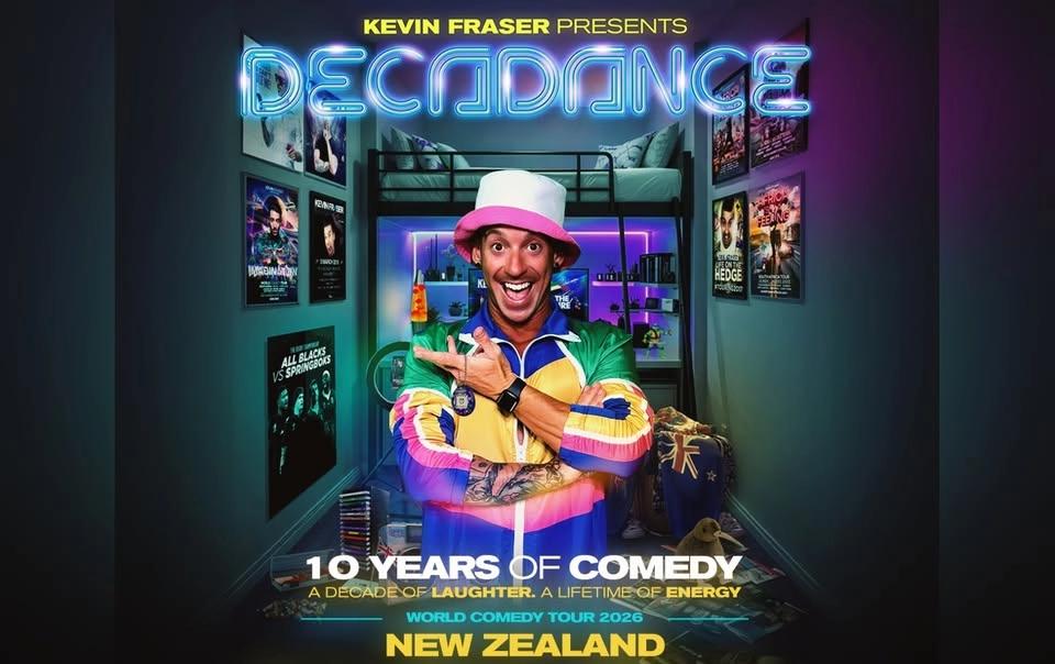 Kevin Fraser Live in New Plymouth NZ • Decadance 2026