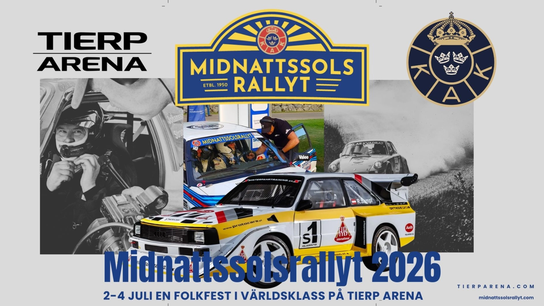 MIDNATTSSOLSRALLYT 2026 2-4 JULI