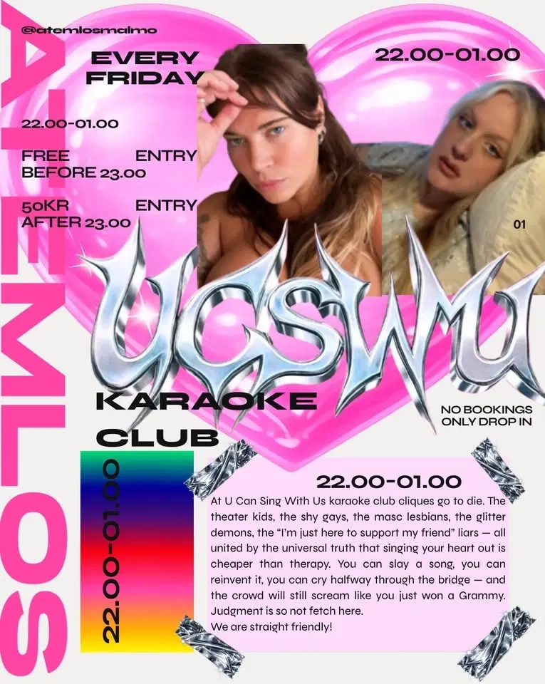 UCSWU Karaoke Club every Friday at Atemlos