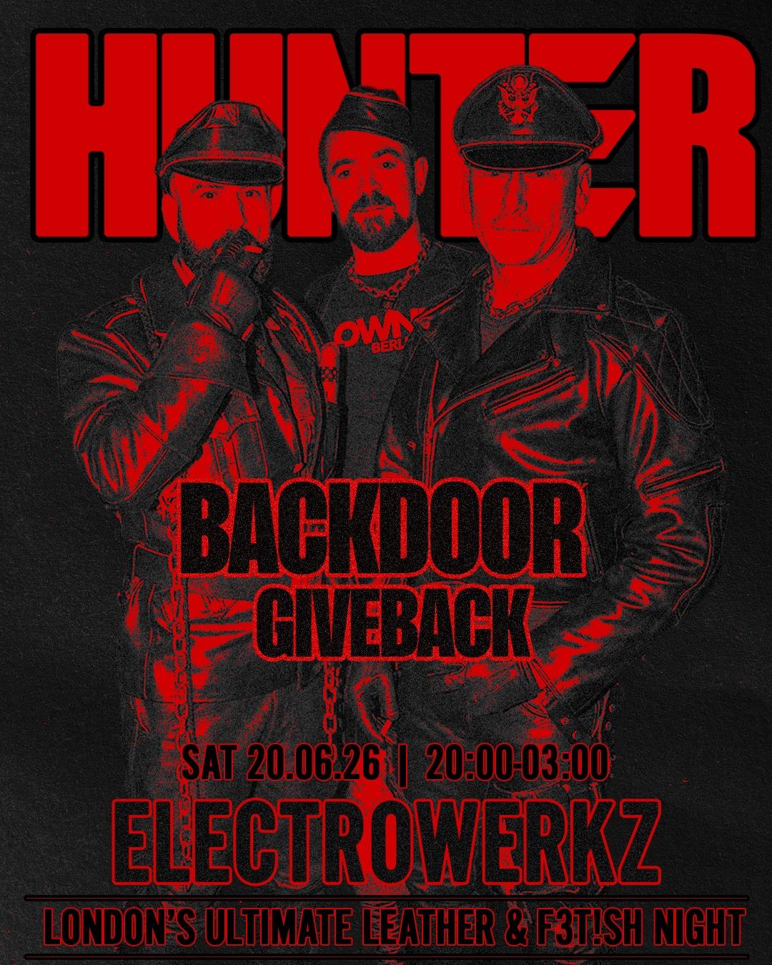 HUNTER BACKDOOR - GIVEBACK