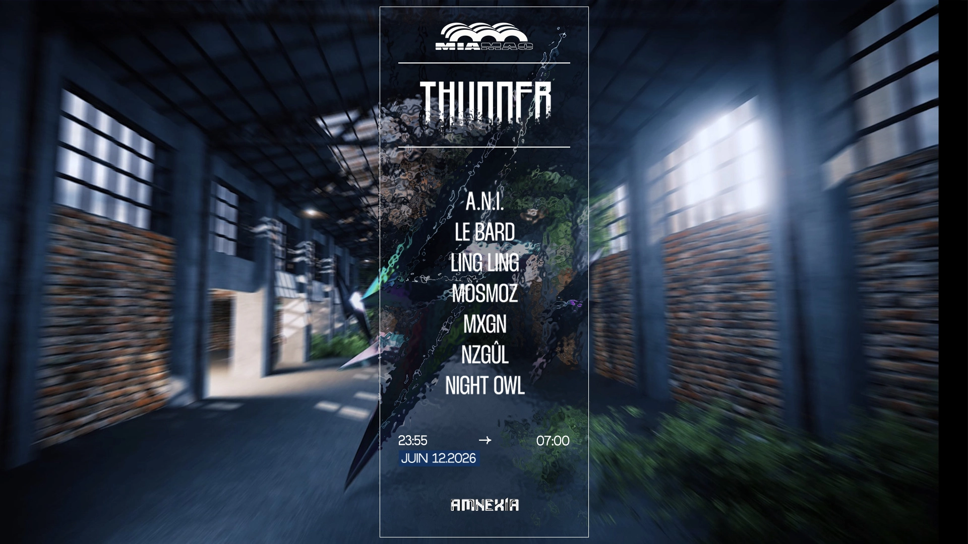 THUNDER: A.N.I., LE BARD, LING LING, MXGN, NZGUL & MORE