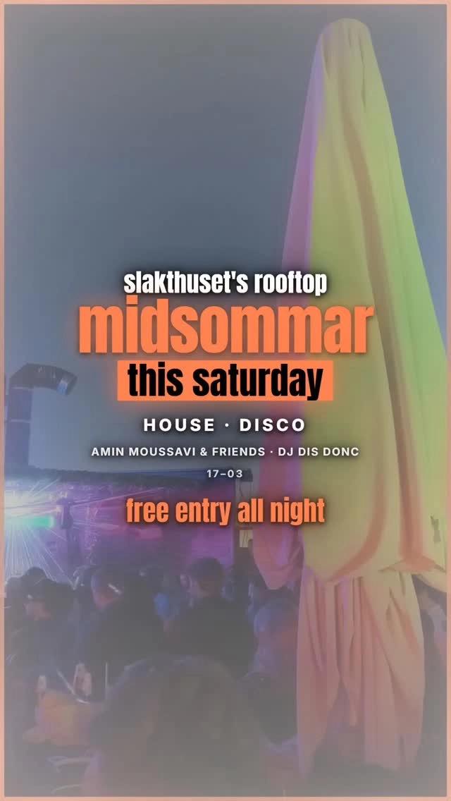 Midsommar at Slakthuset's Rooftop