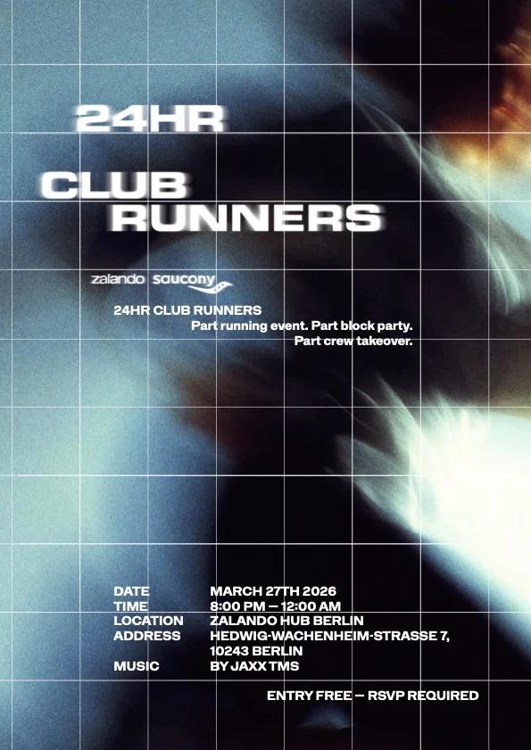 24HR CLUB RUNNERS presented by Saucony x Zalando
