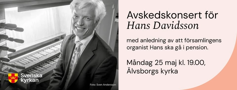 Avskedskonsert för Hans Davidsson