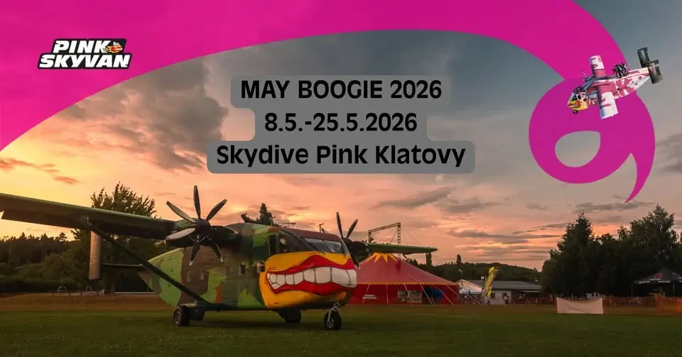 May Boogie 2026 - Skydive Pink Klatovy