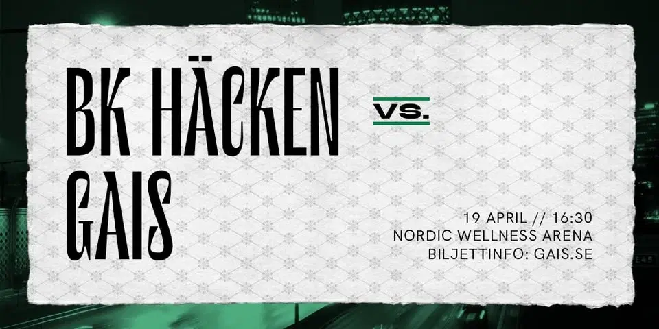 BK Häcken - GAIS i Allsvenskan