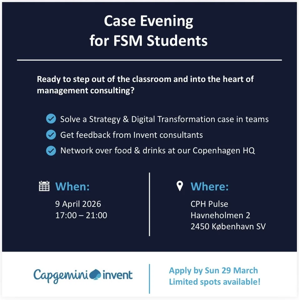 FSM x Capgemini Invent Case Event 🚀