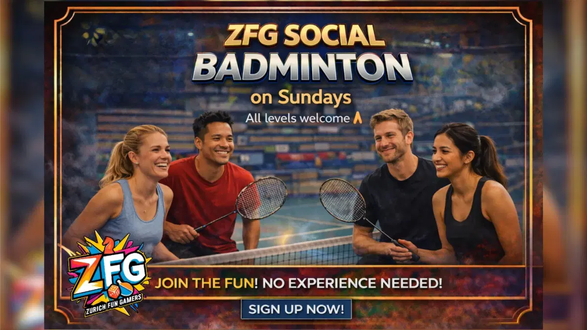 đžđ„ ZFG Sunday Smashes -Social Badminton in Zurich -All Level đ„đ