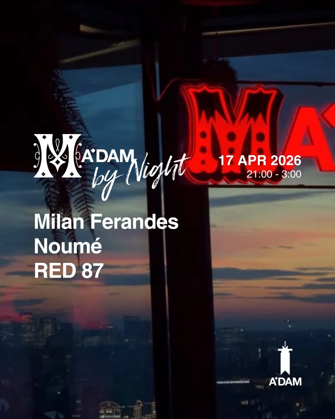 Madam by Night invites: RED 87, Noumé, Milan Fernandes