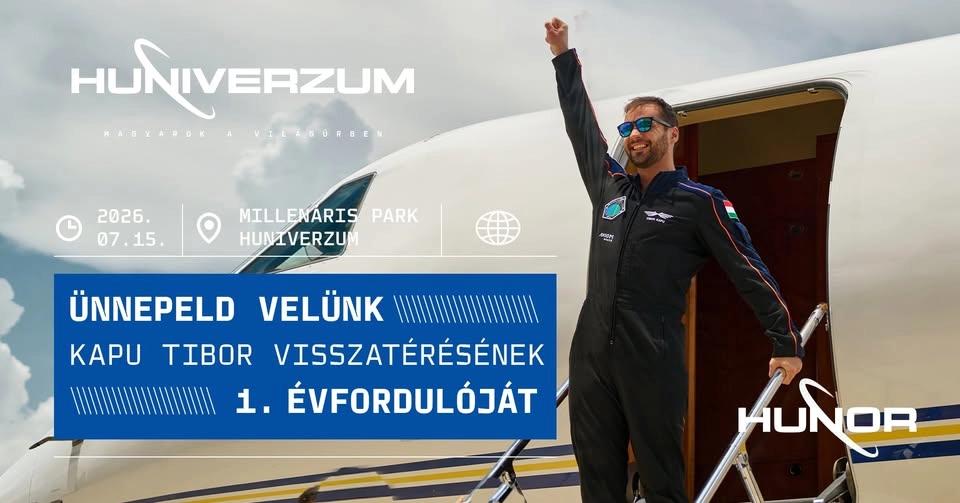 ÜNNEPELD VELÜNK KAPU TIBOR VISSZATÉRÉSÉNEK 1. ÉVFORDULÓJÁT!