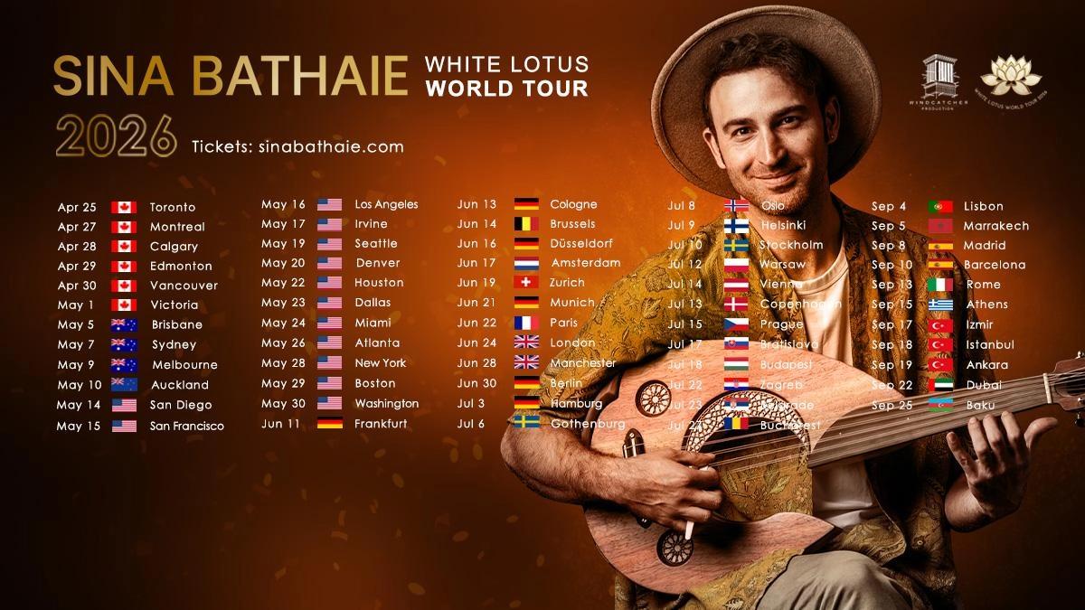Sina Bathaie White Lotus World Tour - Live in Paris