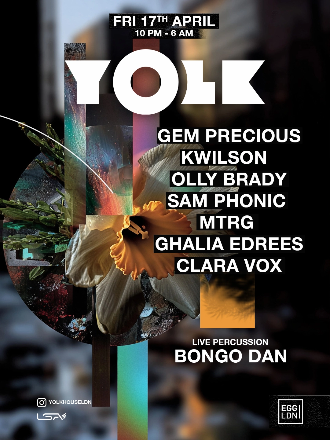 YOLK: House & Tech-House Nights at Egg London