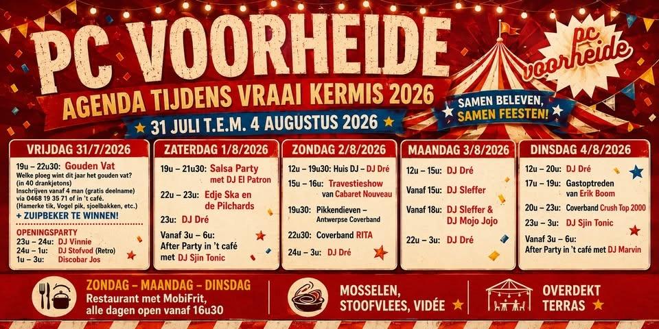 Vraai Kermis - Gouden Vat & Openingsparty