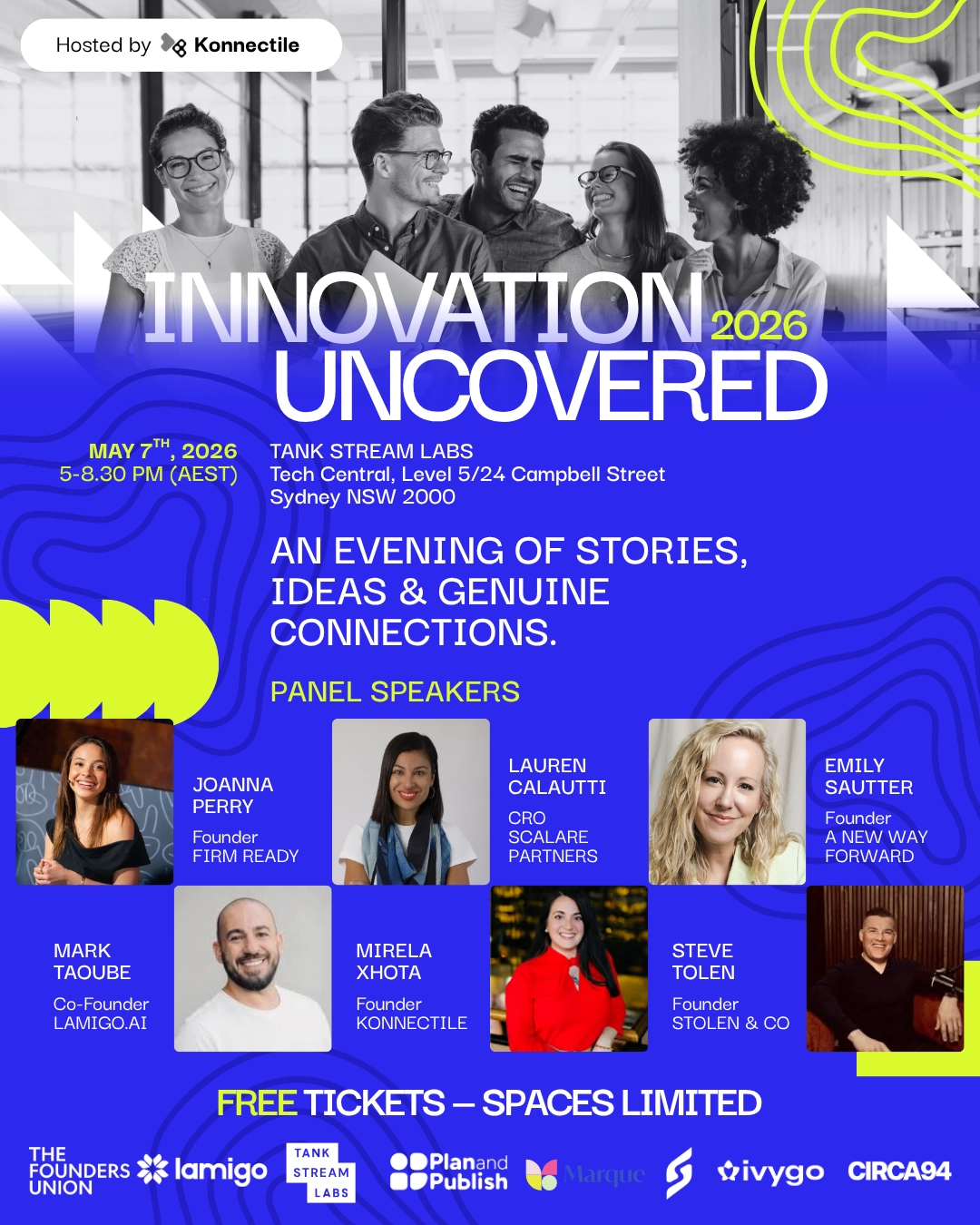Innovation Uncovered: An evening of stories, ideas & genuine connections