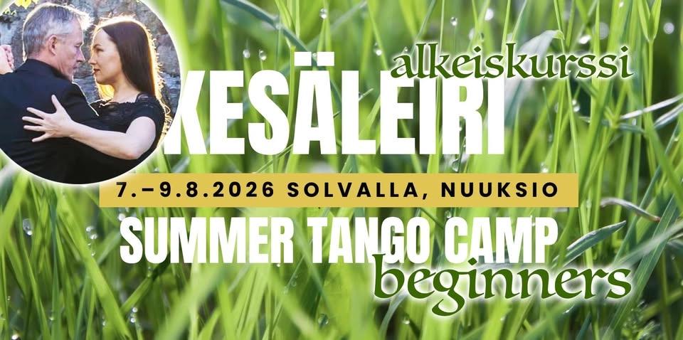 Argentiinalaisen tangon alkeiskurssi / Summer Tango Camp beginners course 2026