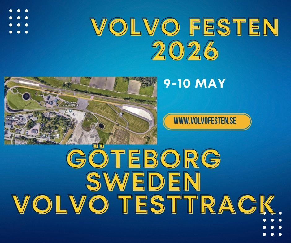 Volvofesten (internationella) 9-10 maj Torslanda Göteborg 2026