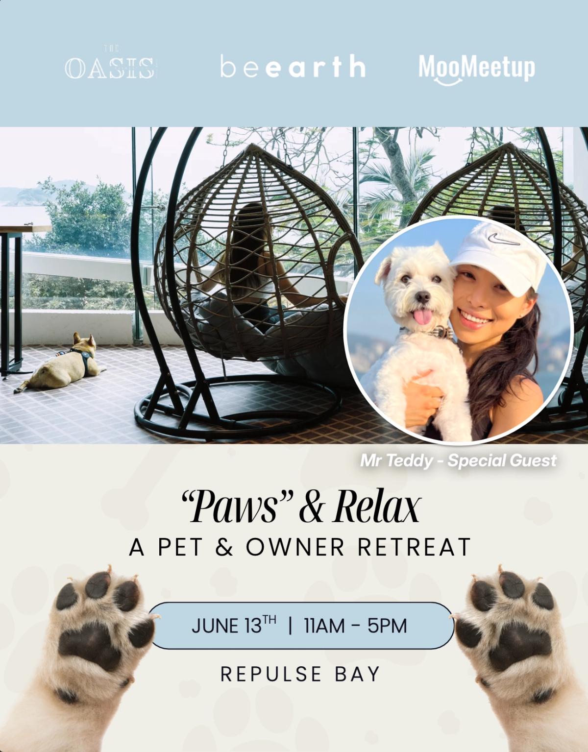 Paws & Relax: A Pet & Pawrent Retreat