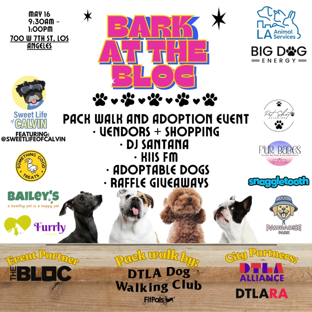 Bark at the Bloc Pack Walk