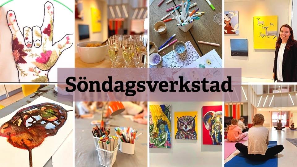 Kreativ verkstad, söndagar: skapande för hela familjen