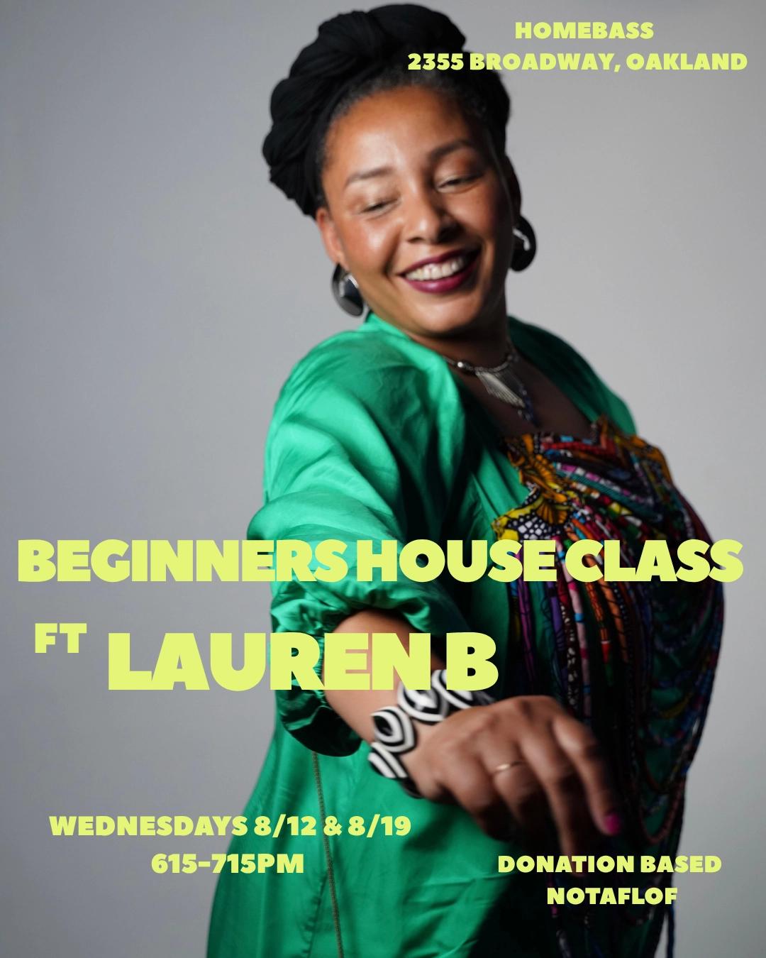Beginners House Dance Class with Lauren B