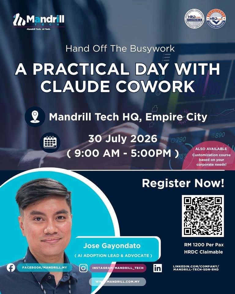Mandrill AI Training : A Practical Day With Claude Cowork