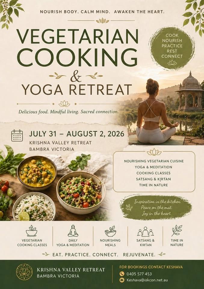 Vegetarian Cooking and Yoga Retreat