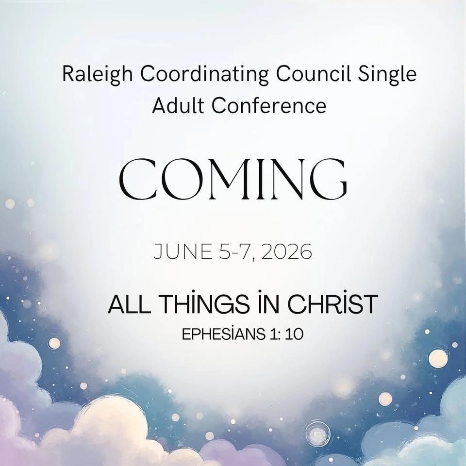 Raleigh SA Conference: All Things in Christ