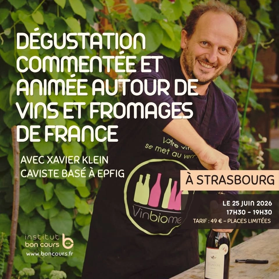 Dégustation commentée et animée autour de vins et fromages de France 🍷🧀