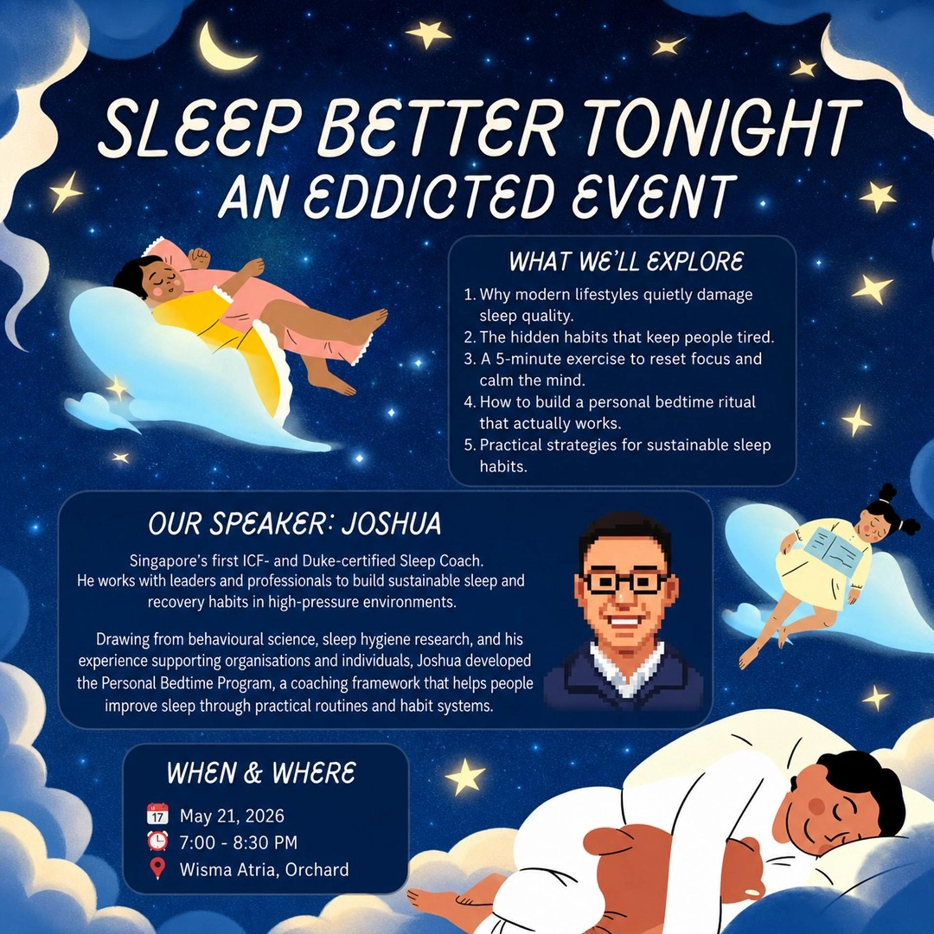 Sleep Better Tonight (An Eddicted Event)