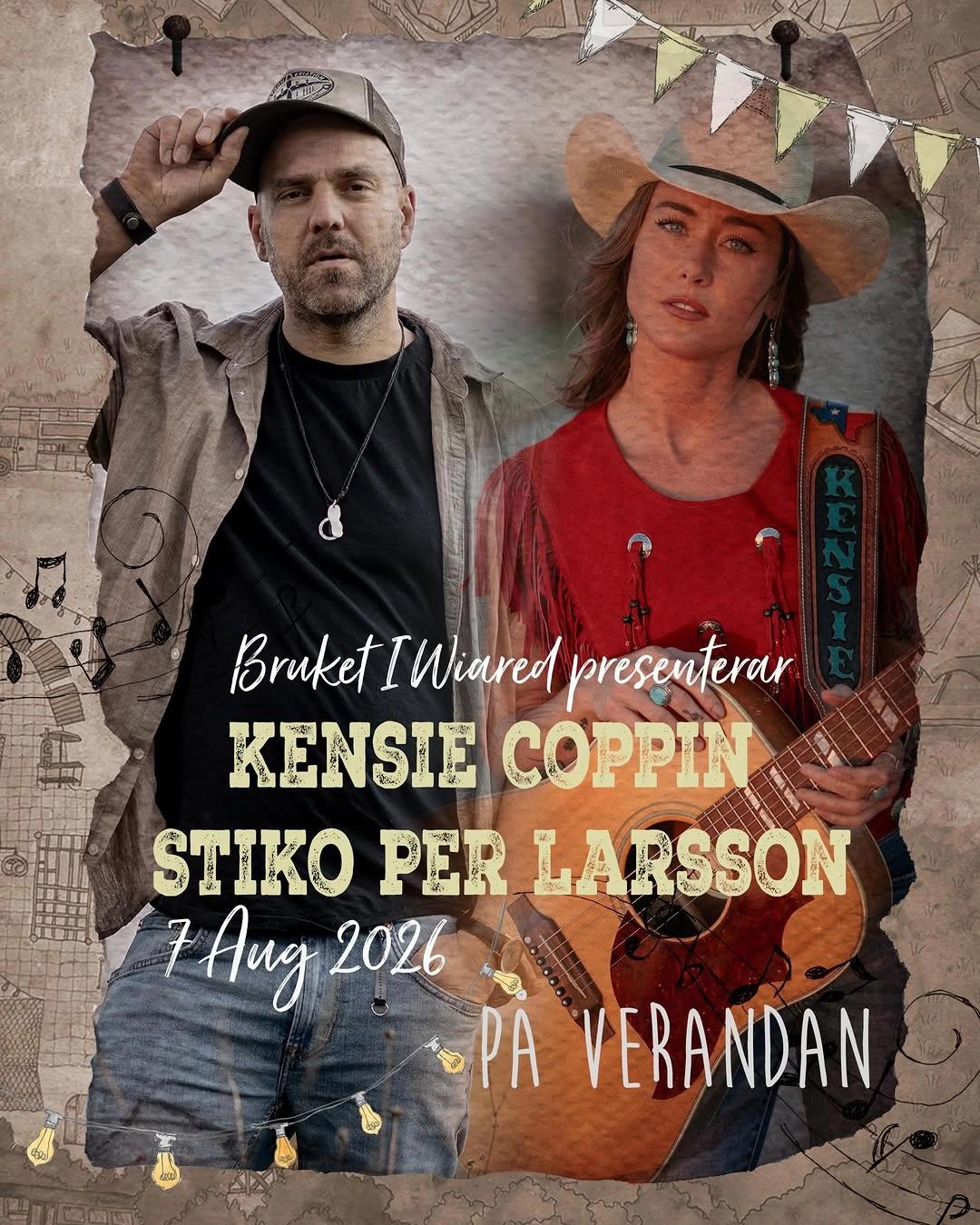 Kensie Coppin & Stiko Per Larsson på Verandan