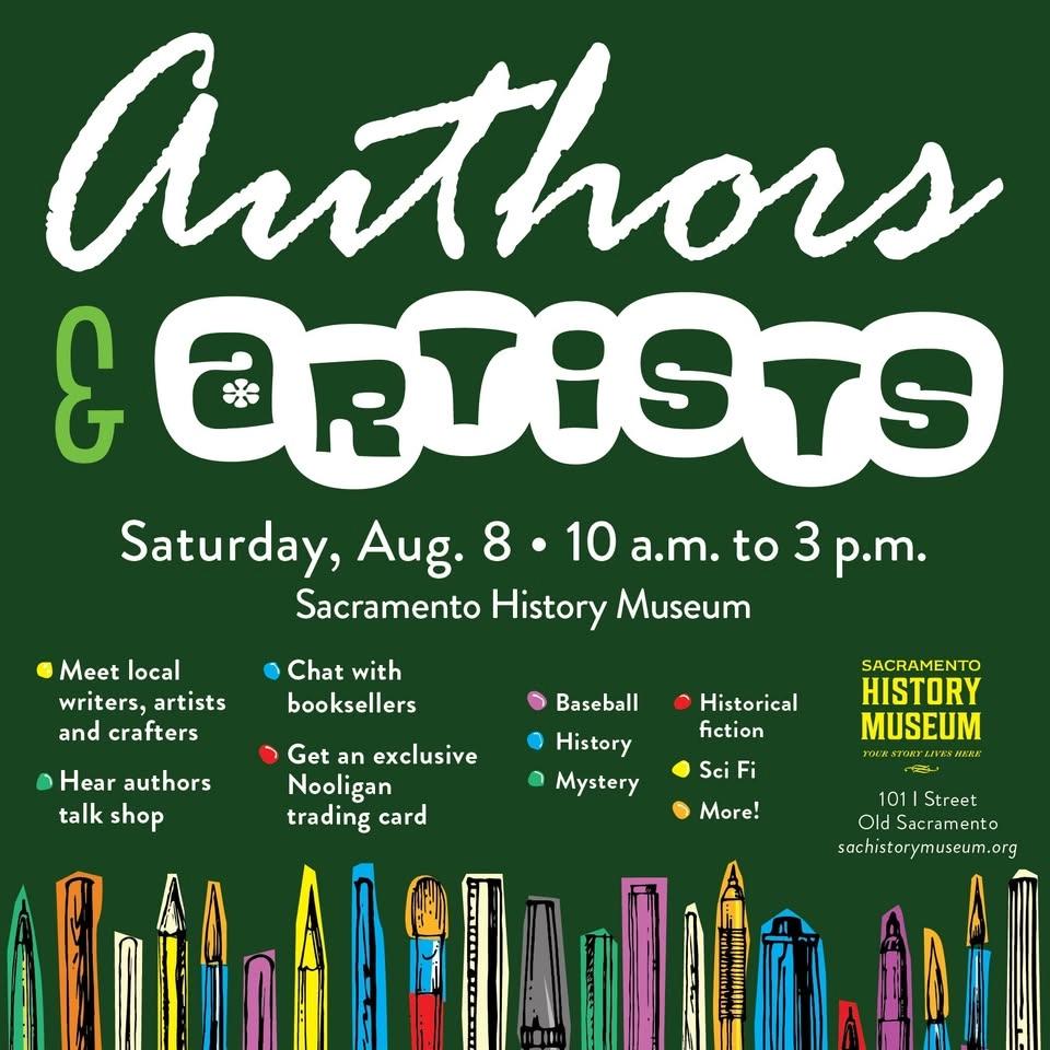 Authors and Artists event at the Sacramento History Museum