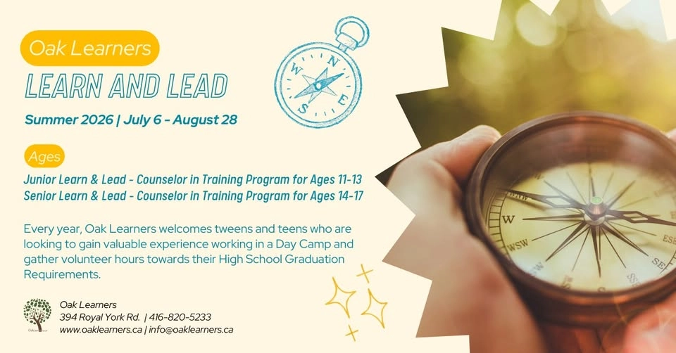 Senior Learn & Lead: Counselor in Training