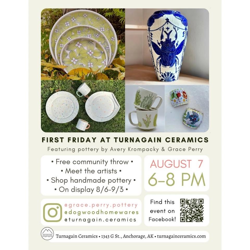 First Friday at Turnagain Ceramics