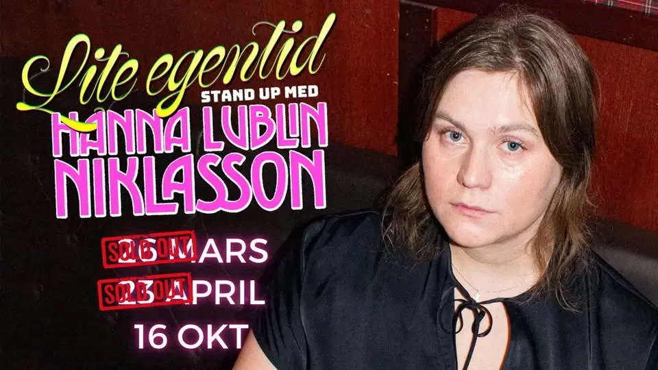 Lite Egentid - Standup med Hanna Lublin Niklasson