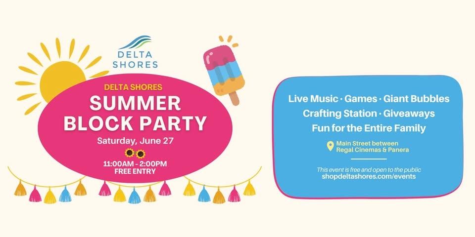 Delta Shores Summer Block Party 2026