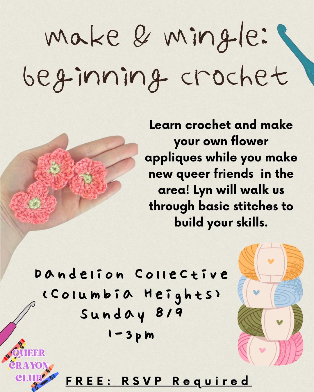 Make & Mingle: Beginner Crochet