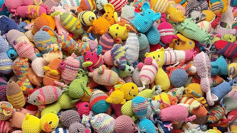 Lär dig virka Tröstemöss - workshop på museet