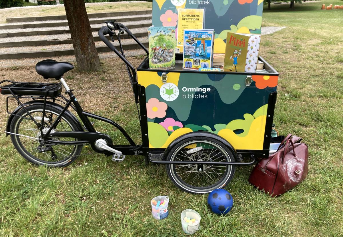 Bibliotekscykeln i Centrala parken