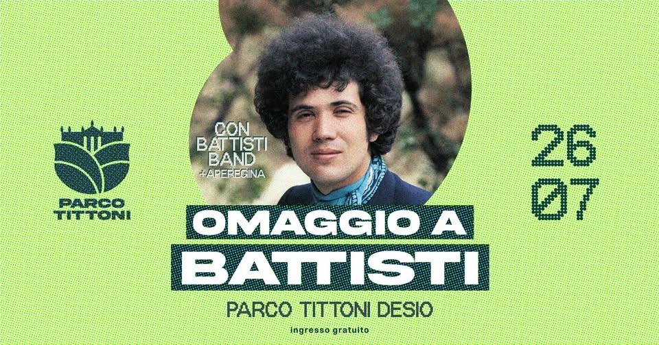 OMAGGIO A BATTISTI ✺ Battisti Band ✺ PARCO TITTONI