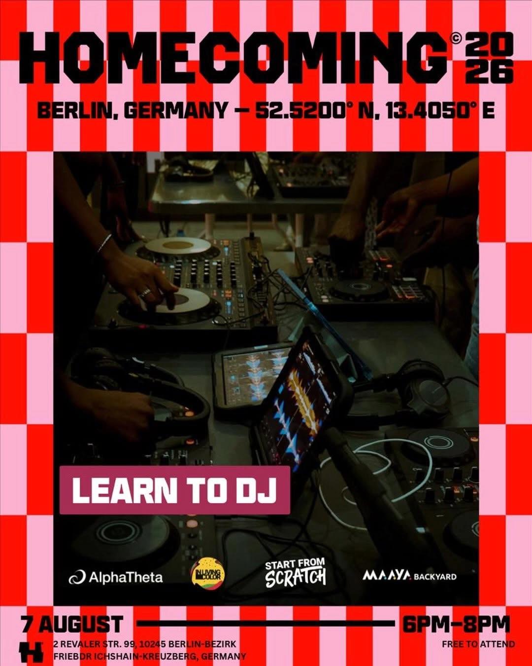 Homecoming 2026 – Learn to DJ