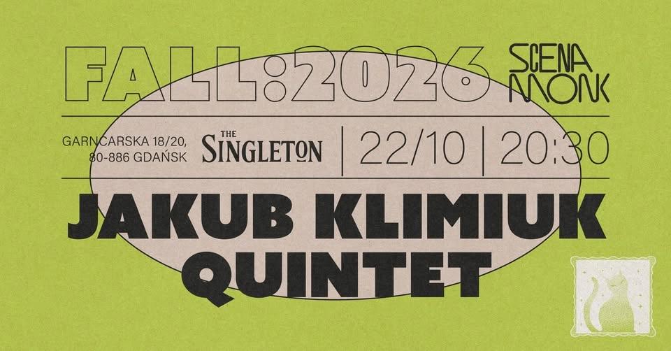 JAKUB KLIMIUK QUINTET | Scena MONK