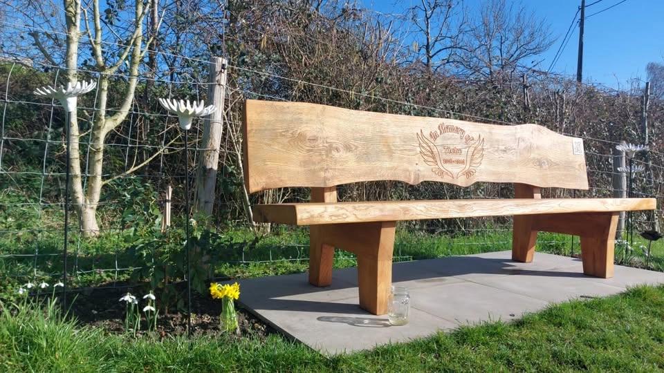 Samen lopen/wandelen voor Tiebe